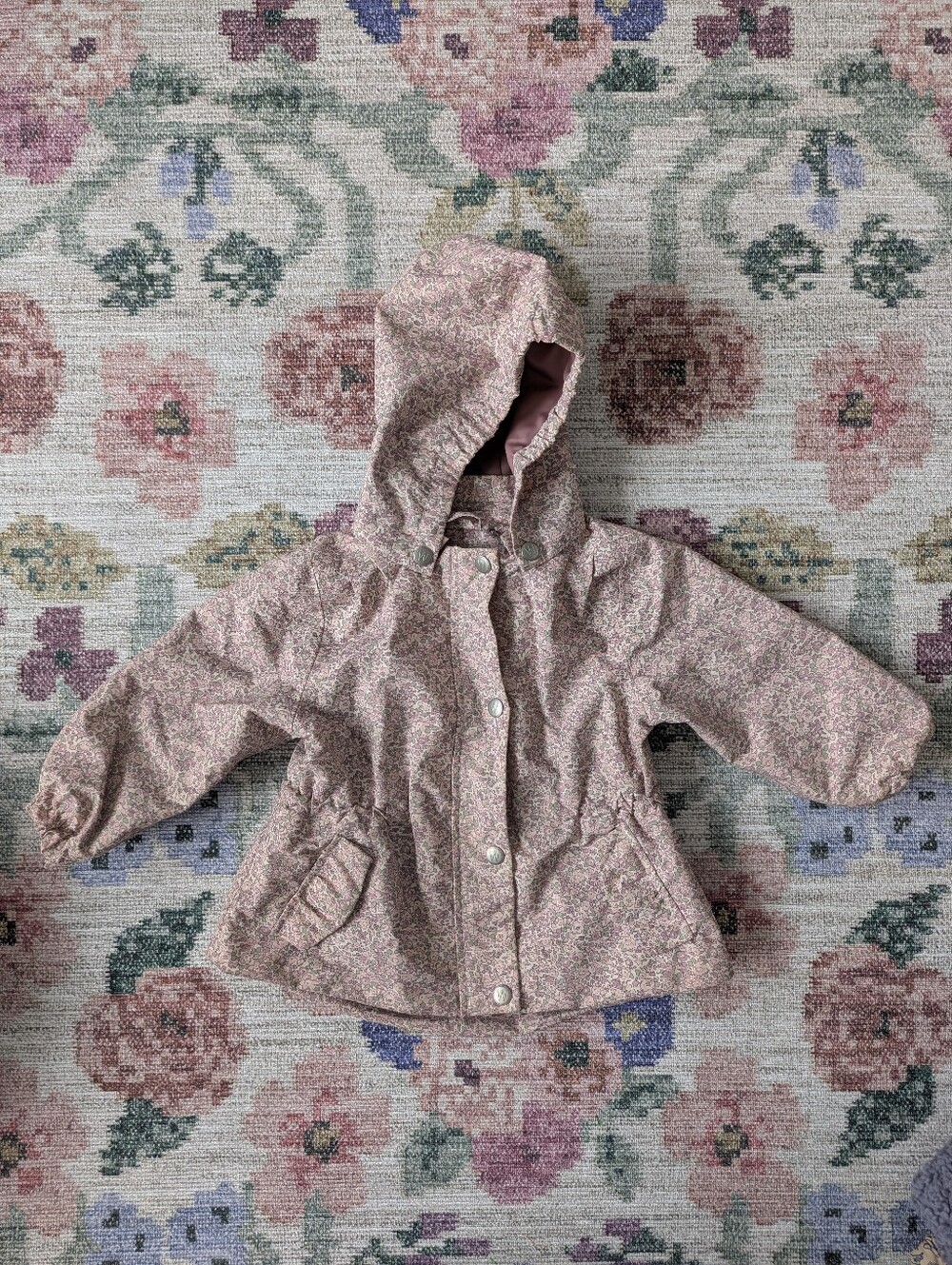 WHEAT Raincoat In Floral Pattern